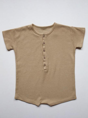 The Simple Folk Explorer Playsuit, Camel